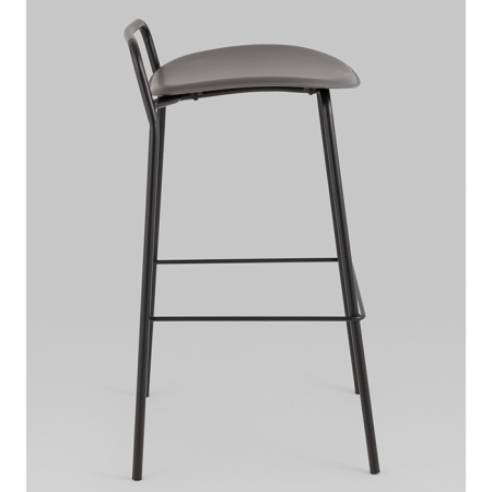 Стул барный Mantis экокожа тёмно-серый Stool Group 9083T dark grey