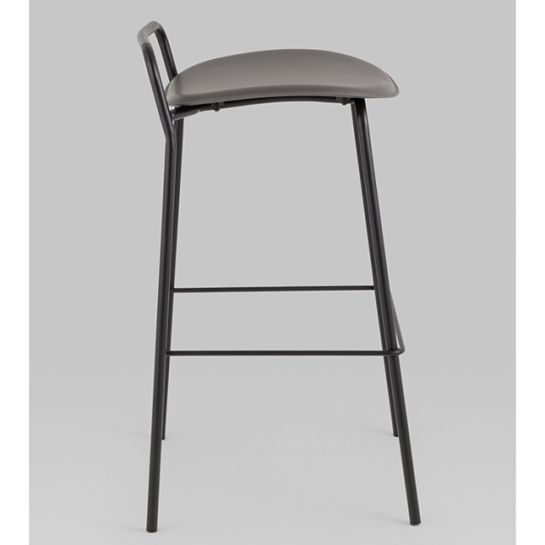 Стул барный Mantis экокожа тёмно-серый Stool Group 9083T dark grey