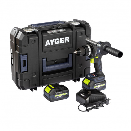 Шуруповерт ударный аккумуляторный Ayger AP20BL4-160