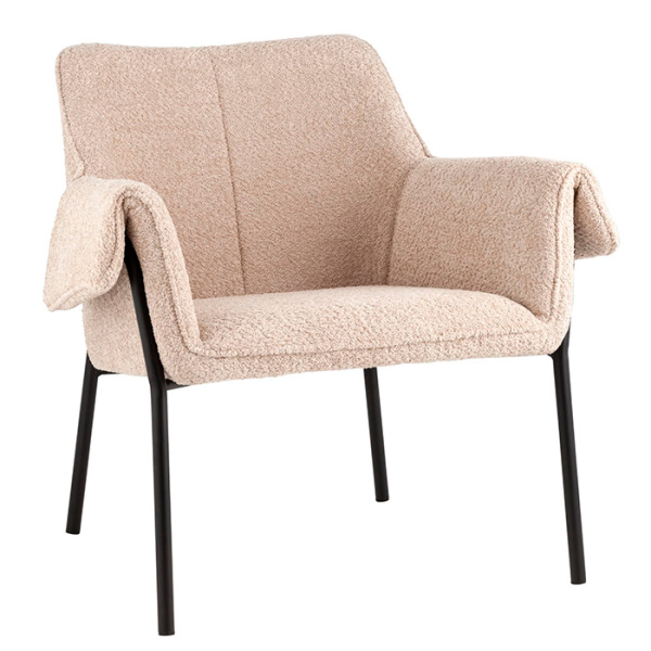 Кресло-лаунж Бесс альпака бежевый Stool Group FDC9471 ALP2