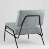 Кресло Теллинг шенилл серо-синий Stool Group LV-116-M77-01