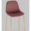 Стул барный Валенсия велюр пыльно-розовый Stool Group OS-001B HLR-44 gl