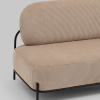 Диван Стоун велюр рельефный бежевый Stool Group vd-dv-stone-cl-cream