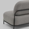 Диван Стоун рогожка серый Stool Group vd-dv-stone-f21