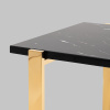 Журнальный столик Тоби 61х61 чёрный мрамор Stool Group EET-5004-TG