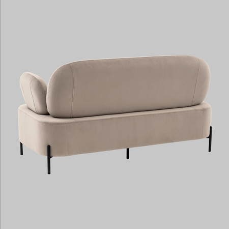 Диван Кэнди велюр светло-серый Stool Group vd-dv-candy-b25