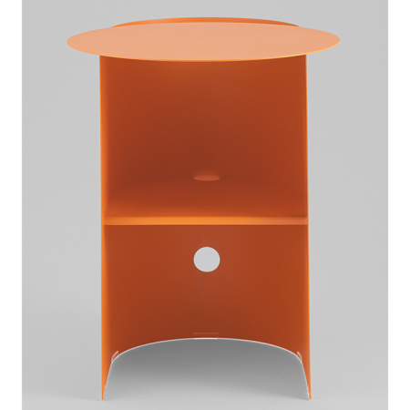 Журнальный столик Floire металл оранжевый Stool Group MT-143 DB-009