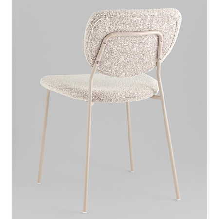 Стул Gigi серо-бежевый букле Stool Group DRC-9155-B URL426-2 Creamy