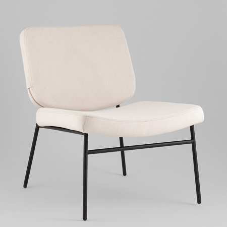 Кресло Эбигейл велюр молочный Stool Group LV-120-E10-01