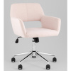 Стул офисный Ross рогожка светло-розовый Stool Group Ross CHROME 50-19