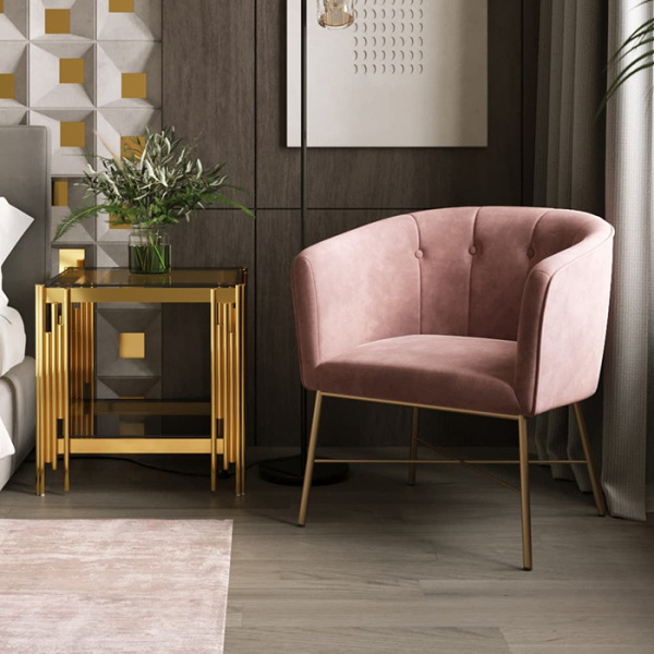 Журнальный столик D55 Гэтсби стекло Stool Group EET-027-TG-1