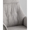 Кресло офисное TopChairs Neoma светло-серый экокожа Stool Group YF-0515 ZE119A-14+FH-64 l.grey retr