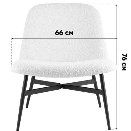 Кресло-лаунж Ease коричневый Stool Group DM5052 BMG2635-4 L.brown