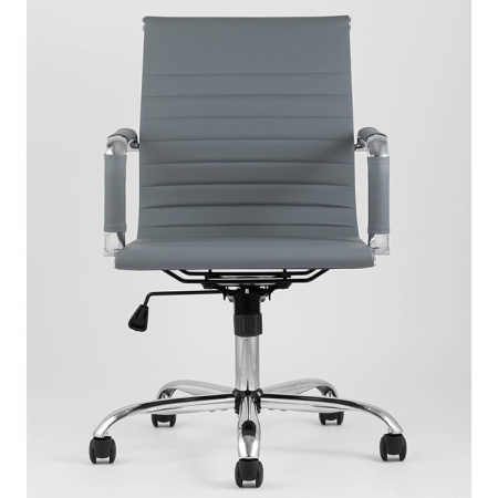 Кресло офисное TopChairs City серый Stool Group D-101 grey