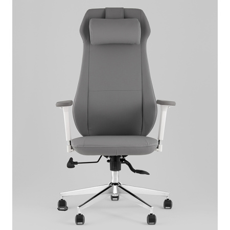 Кресло офисное TopChairs Trophey серый Stool Group DD-001-CH grey