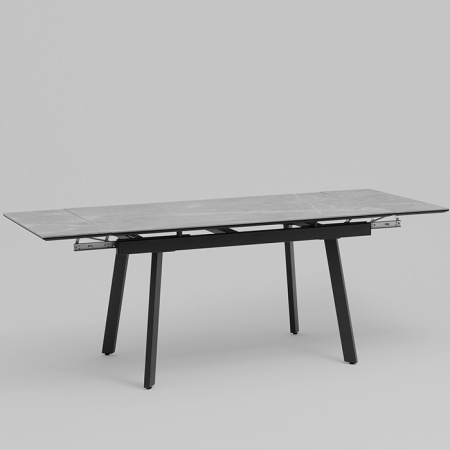 Стол Тайл 140-200х85 см керамика Larka Grey подстолье антрацит Stool Group AV 2126-1400/800-170110-7016T