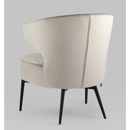 Кресло-лаунж Royal велюр светло-серый Stool Group vd-royal-b25