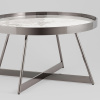 Журнальный столик Гера D80 белая керамика Stool Group ECT-280-GM
