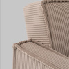 Диван прямой Кассель велюр рельефный бежевый Stool Group vd-cassel-cl-cream