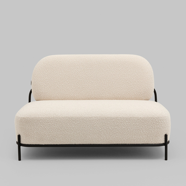 Диван Стоун букле молочный Stool Group vd-dv-stone-tr-milk