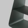 Журнальный столик Leyre металл зелёный Stool Group MT-123S DB-022