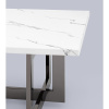 Журнальный столик Нэйтан 122х61 белый мрамор Stool Group ECT-0106-GM