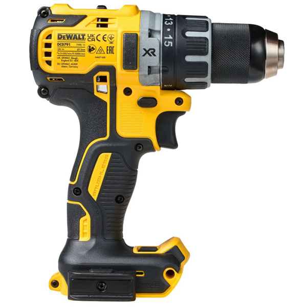 Дрель-шуруповерт аккумуляторная DeWalt DCD791P2-QW