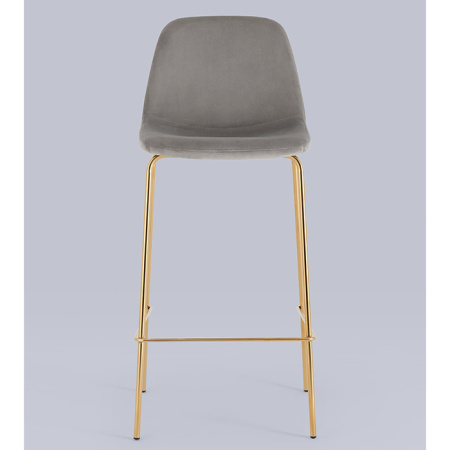 Стул барный Валенсия велюр серый Stool Group OS-001B HLR-18 gl