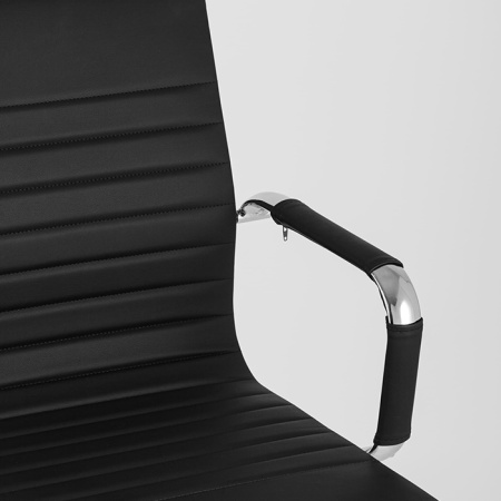 Стул офисный TopChairs Visit чёрный Stool Group D-101L black