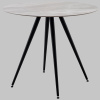Стол Ники круглый керамика Italian light grey D90 Stool Group vd-niki-ilg-900