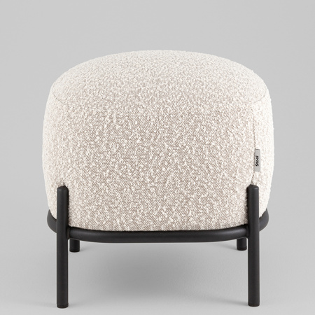 Пуф Стоун букле молочный Stool Group vd-pf-stone-milk