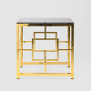 Журнальный столик D55 Бруклин стекло Stool Group EET-013-TG-1