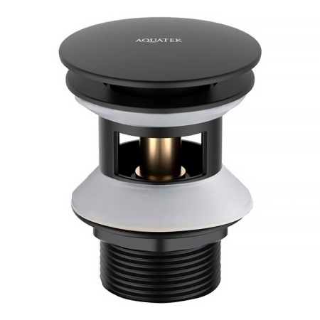 Донный клапан нажимной с переливом Aquatek AQ6002MB