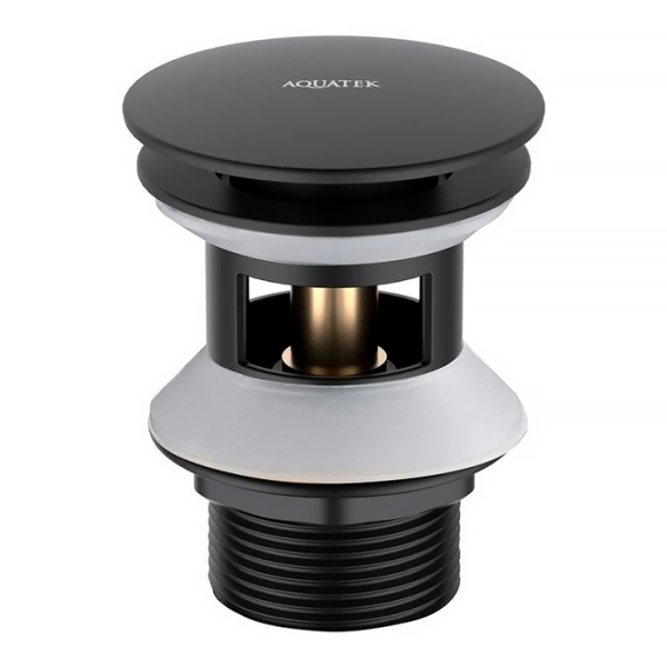 Донный клапан нажимной с переливом Aquatek AQ6002MB