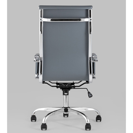 Кресло офисное TopChairs City серое Stool Group D-101H GREY
