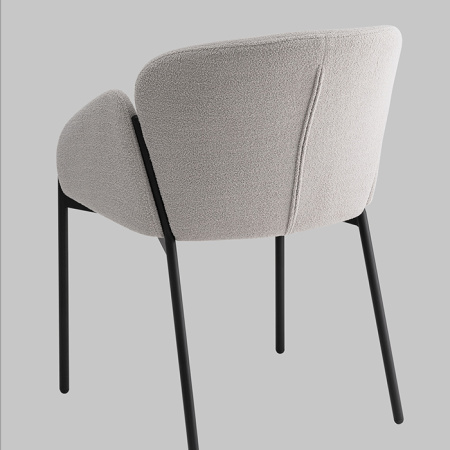 Стул Melia светло-серый Stool Group DC-3090 KD 3018-14 black legs