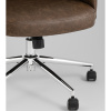 Кресло офисное TopChairs Neoma коричневый экокожа Stool Group YF-0515 FH-65 brown retro