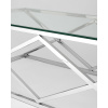 Журнальный стол 120х60 Инсигния стекло Stool Group ECT-026
