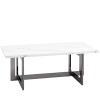 Журнальный столик Нэйтан 122х61 белый мрамор Stool Group ECT-0106-GM