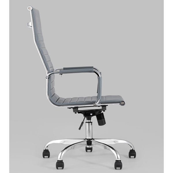 Кресло офисное TopChairs City серое Stool Group D-101H GREY