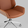 Кресло офисное TopChairs Crown коричневый Stool Group A312 8383-14 walnut back