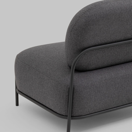 Диван Стоун рогожка тёмно-серый Stool Group vd-dv-stone-f68