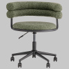 Стул офисный Ponty зелёный чёрные ножки Stool Group Bebe Office Chair OTE-CL 355 bl.l