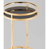 Журнальный столик Гестия 41х60 стекло чёрный Stool Group EET-079-TG