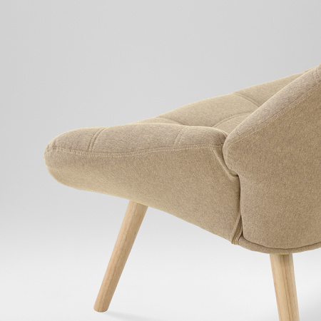 Кресло Олби Квадро бежевый Stool Group QH-8927K 875-3 beige