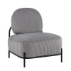 Кресло Стоун велюр рельефный светло-серый Stool Group vd-stone-cl-steel