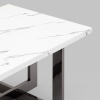 Журнальный столик Нэйтан 122х61 белый мрамор Stool Group ECT-0106-GM