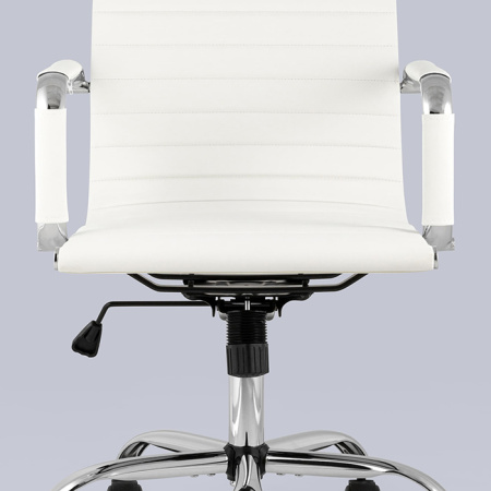 Кресло офисное TopChairs City белый Stool Group D-101 white