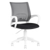 Кресло офисное TopChairs серый сетка Stool Group ST-BASIC-W/DG/TW-12