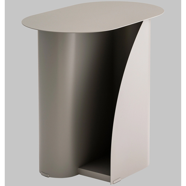 Журнальный столик Yvaine металл серый Stool Group MT-104-1 DB-006
